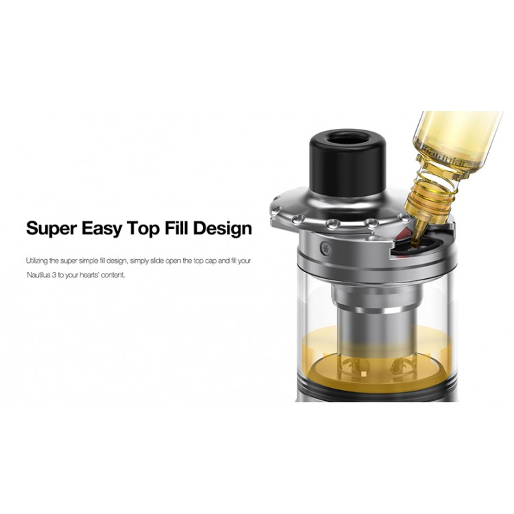 Aspire Nautilus 3 Tank 4ml | אספייר נאוטילוס 3 טנק Aspire Nautilus 3 Tank 4ml | אספייר נאוטילוס 3 טנק