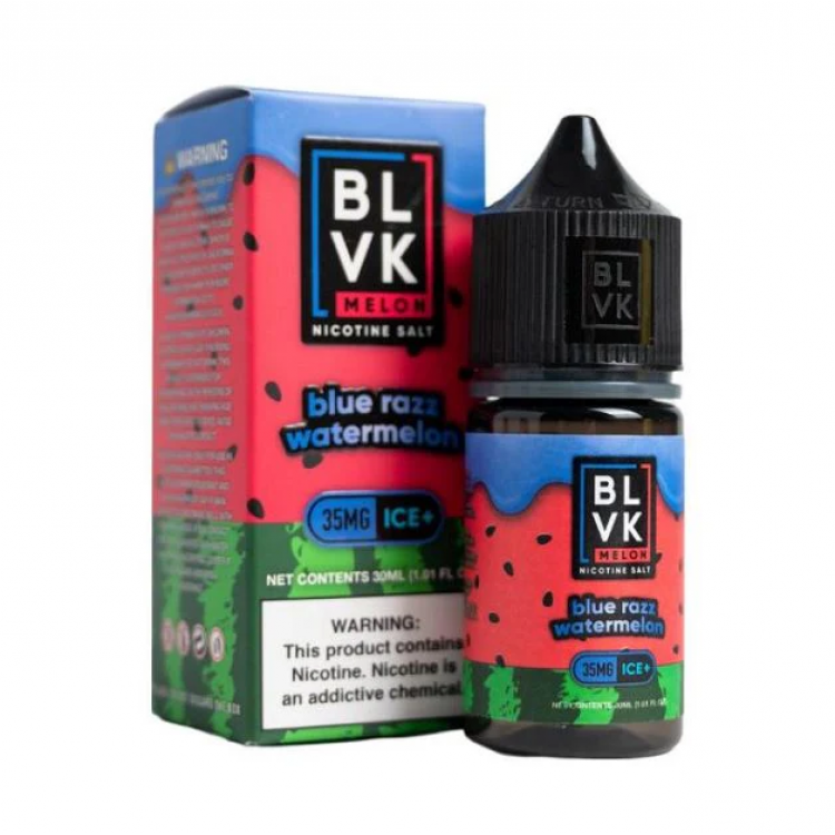 BLVK SaltNic 30ml - BLUERAZZ WATERMELON | פטל כחול אבטיח BLVK SaltNic 30ml - BLUERAZZ WATERMELON | פטל כחול אבטיח