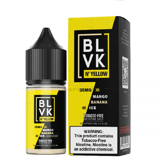BLVK SaltNic 30ml - MANGO BANANA ICE  | מנגו בננה אייס