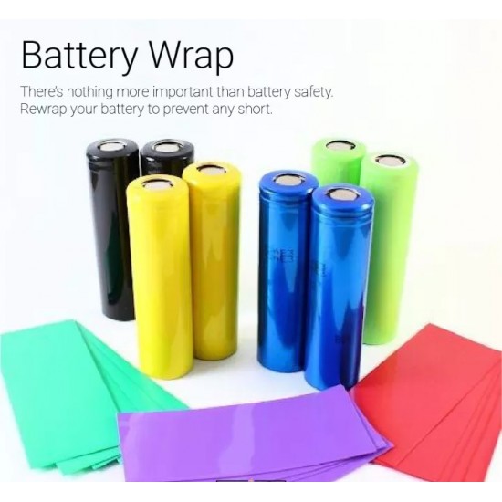 18650 PVC Battery Wraps | כיסוי סוללה 18650 - עשירייה