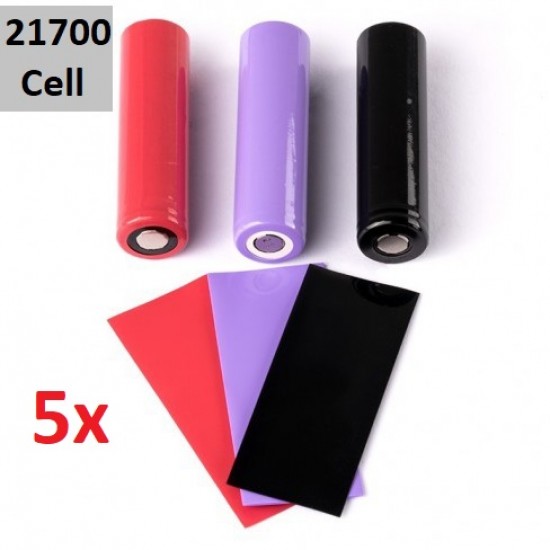 21700 PVC Battery Wraps | כיסוי סוללה 21700 - חמישייה 