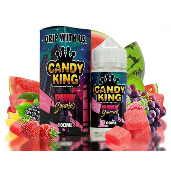 Candy King - Pink Squares​​​​​​​ - 100ml