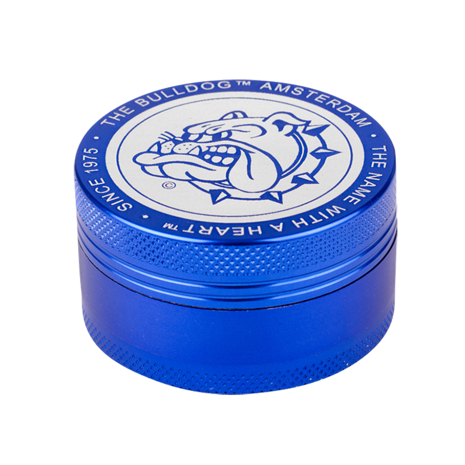 Stainless Steel Bulldog Amsterdam Herb Grinder 63mm dimond teeth
