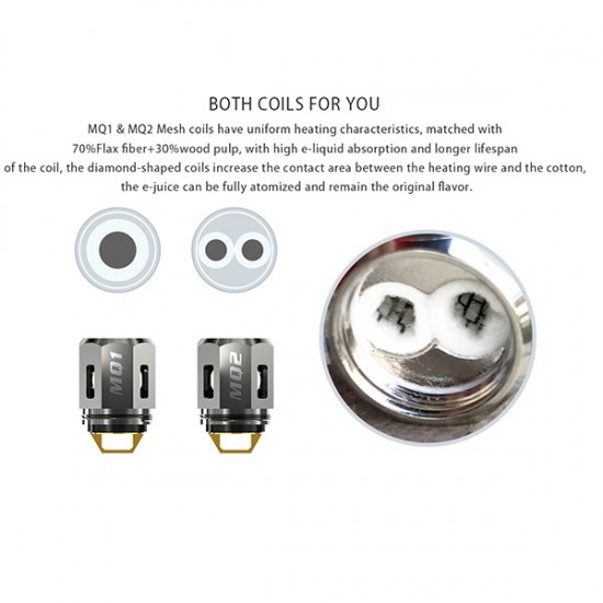 IJOY MQ Coil For Mystique Tank 3pcs