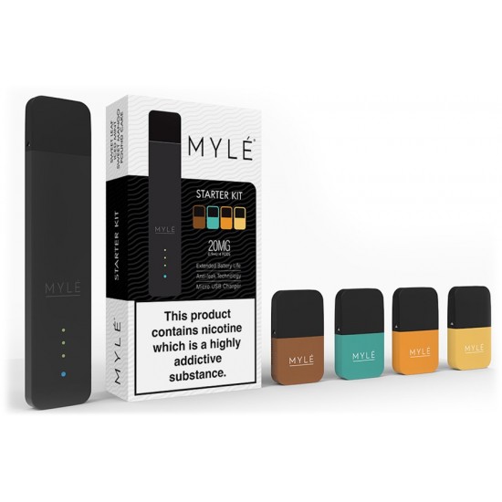 MYLE V4 STARTER POD KIT inc 4 PODS