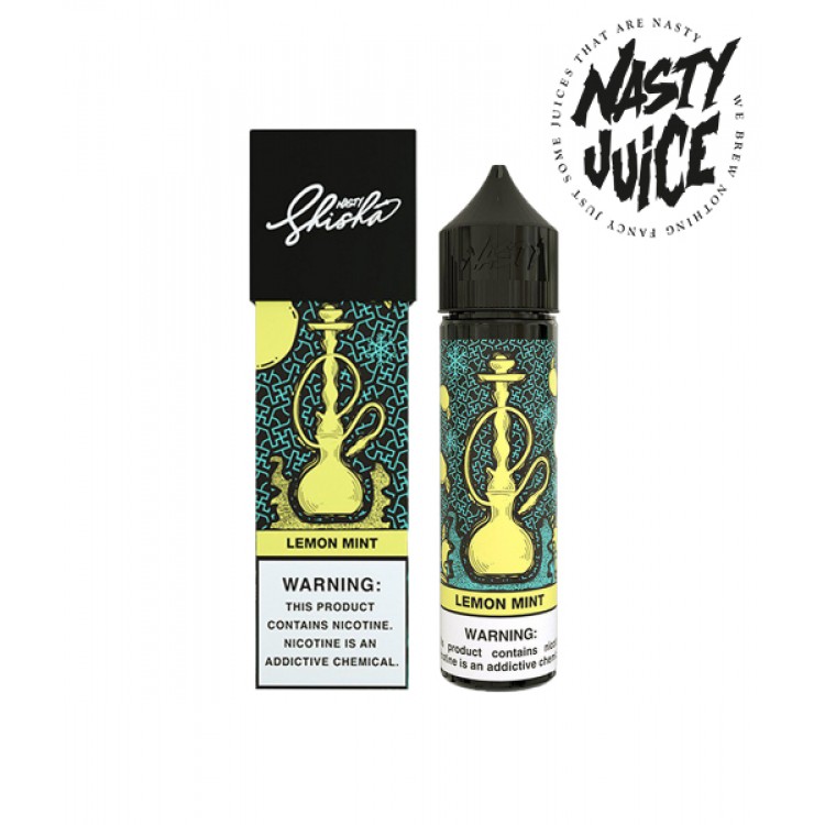 NASTY SHISHA JUICE - Lemon Mint 60ML NASTY SHISHA JUICE - Lemon Mint 60ML