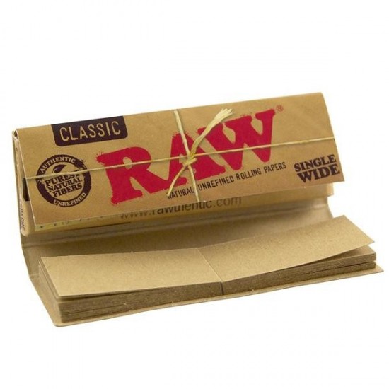  נייר גלגול כולל פילטרים Rolling Paper Smoking RAW Small Size + Tips