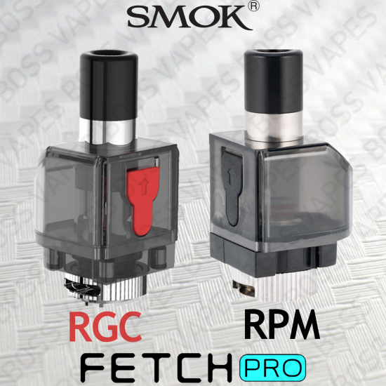 SMOK Fetch Pro Empty RGC/RPM Pods 3pcs pack