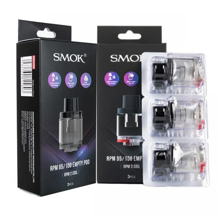 Smok RPM 85 and RPM 100 Empty Pods | שלישיית פודים RPM85/100 Smok RPM 85 and RPM 100 Empty Pods | שלישיית פודים RPM85/100