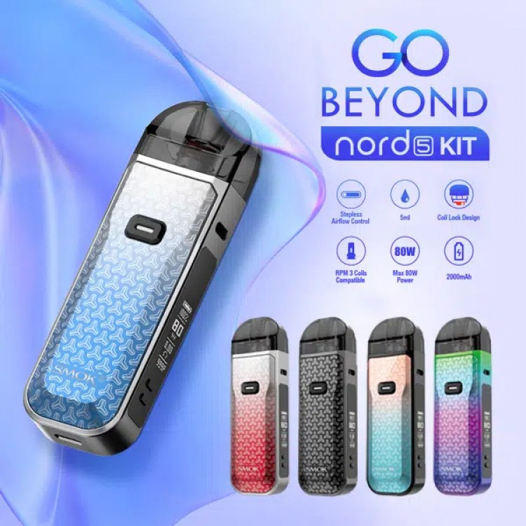 SMOK Nord 5 Pod 80W 2000mA SMOK Nord 5 Pod 80W 2000mA