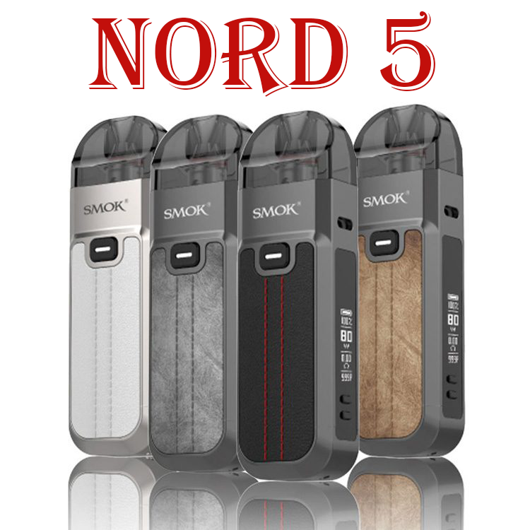 SMOK Nord 5 Pod 80W 2000mA | סמוק נורד 5 פוד קיט