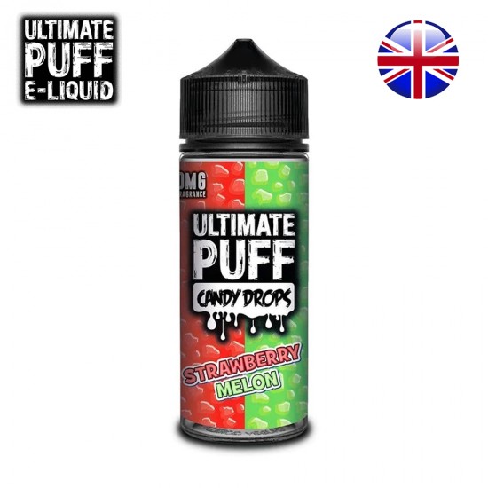 UltimatePuff Strawberry Melon  120ml  | סוכריות תות מלון | אולטימייטפאף 120מל 