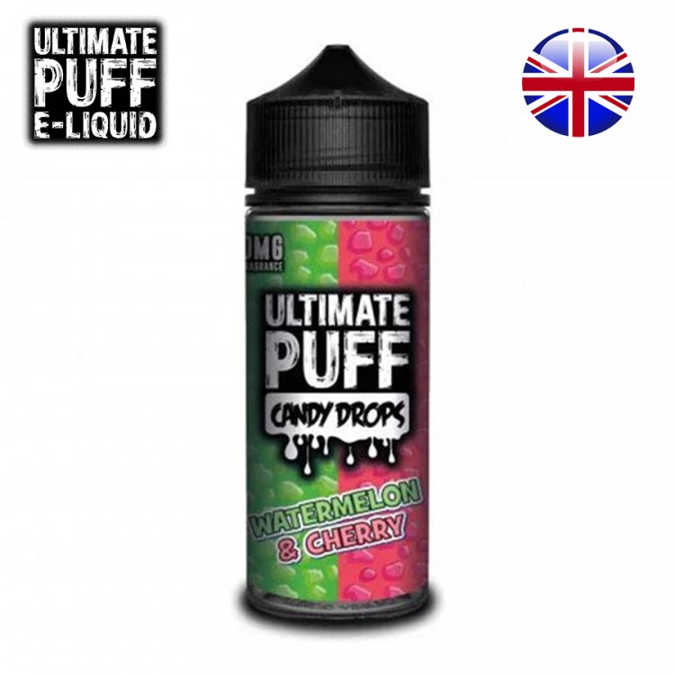 UltimatePuff - Watermelon Cherry Candy 120ml | סוכריות אבטיח דובדבן אולטימט פאף 120מל UltimatePuff - Watermelon Cherry Candy 120ml | סוכריות אבטיח דובדבן אולטימט פאף 120מל