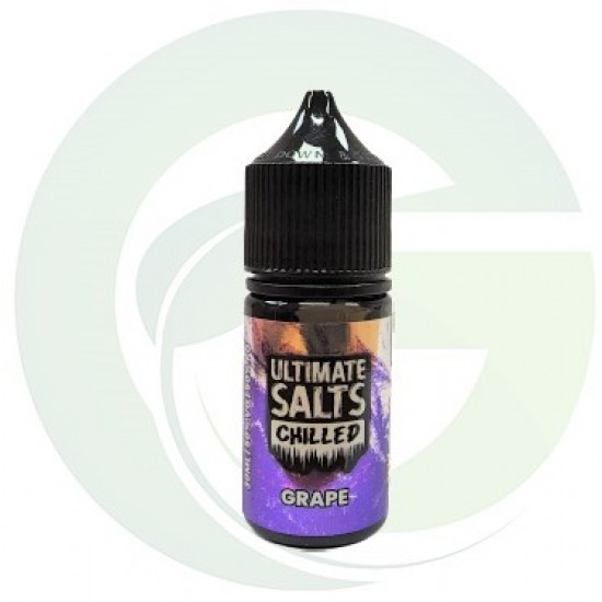 UltimatePuff  - Grape Chilled SALTNIC 20Mg 30ml  | ענבים אייס/קר אולטימיט פאף 30מל 2%