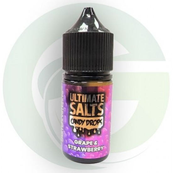 UltimatePuff  - Grape Strawberry Candy SALTNIC 30ml  |  סוכריות ענבים תות אולטימט פאף 30מל