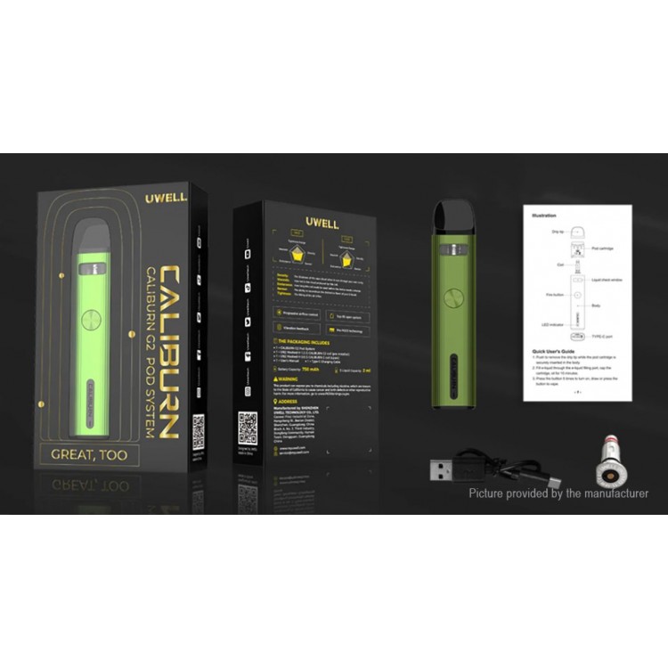 Uwell – Caliburn G2 Pod Kit Uwell – Caliburn G2 Pod Kit