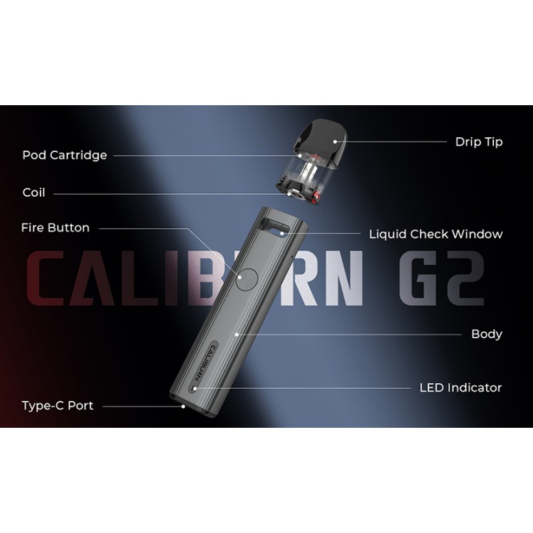Uwell – Caliburn G2 Pod Kit Uwell – Caliburn G2 Pod Kit