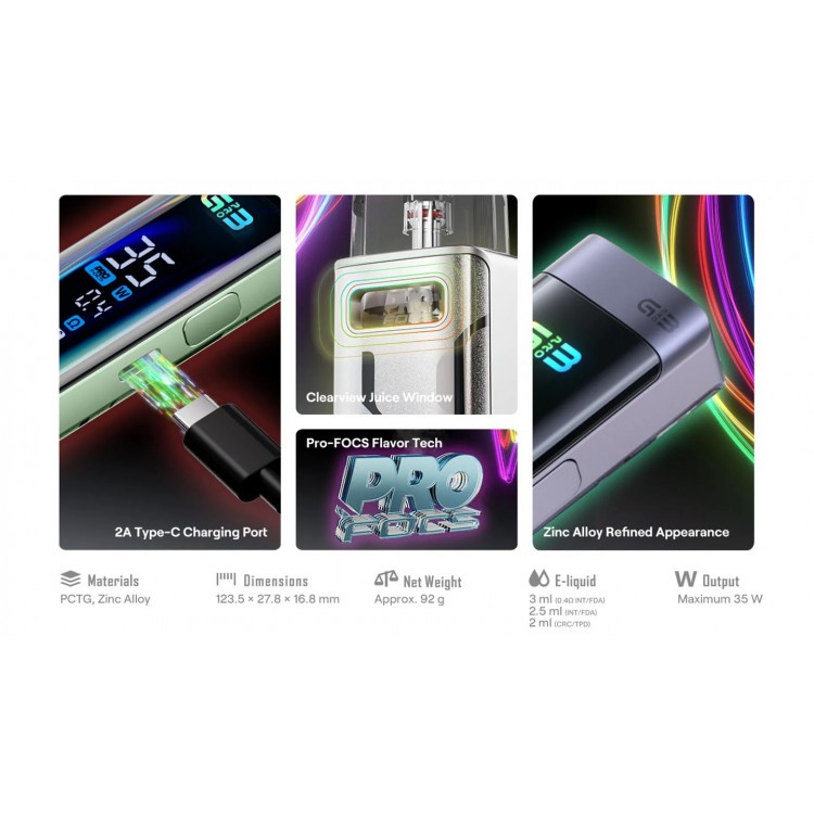 Uwell Caliburn G3 Pro Pod Kit Uwell Caliburn G3 Pro Pod Kit