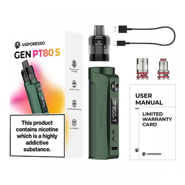 VAPORESSO GEN PT80 S kit | וופורסו פיטי 80 אס VAPORESSO GEN PT80 S kit | וופורסו פיטי 80 אס
