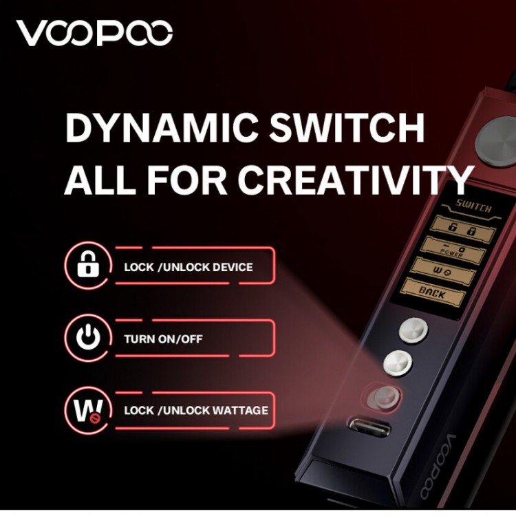 VOOPOO DRAG M100S Kit | וופו דראג M100S קיט VOOPOO DRAG M100S Kit | וופו דראג M100S קיט