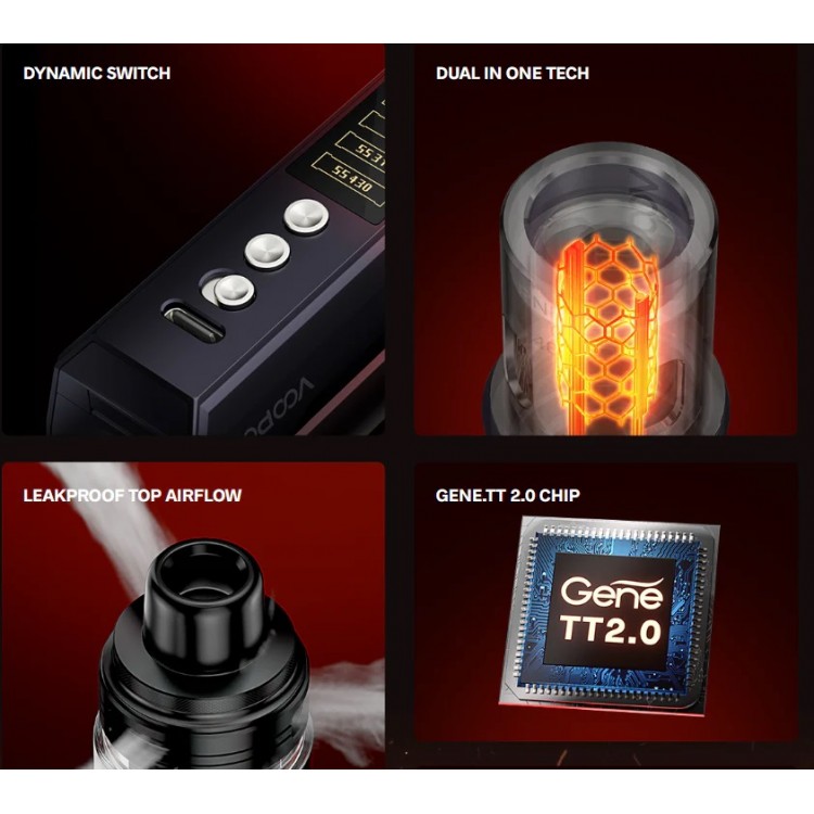 VOOPOO DRAG M100S Kit | וופו דראג M100S קיט VOOPOO DRAG M100S Kit | וופו דראג M100S קיט