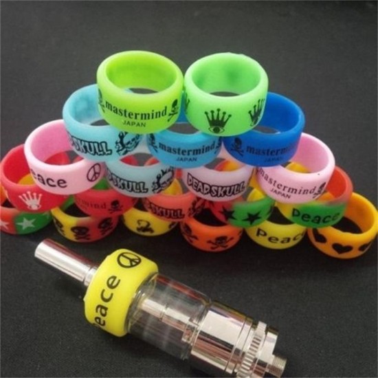 Wide Vape Rings made with Silicone for RBA RDA Tank Mechanical Mods 