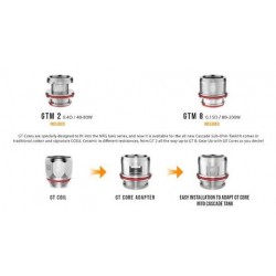 Vaporesso GTM EUC Coil for Cascade 3pcs Vaporesso GTM EUC Coil for Cascade 3pcs