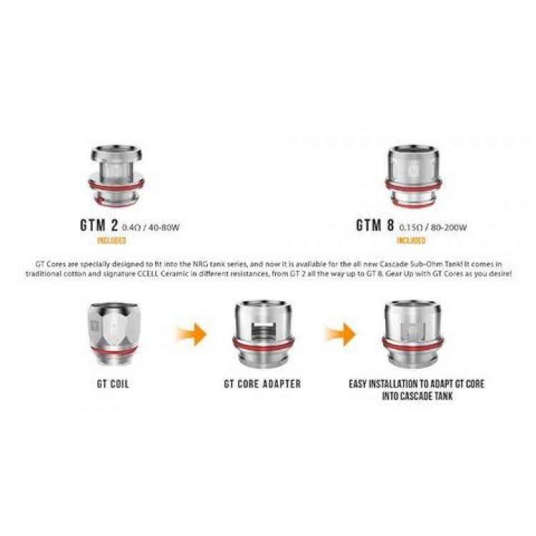 Vaporesso GTM EUC Coil for Cascade 3pcs Vaporesso GTM EUC Coil for Cascade 3pcs