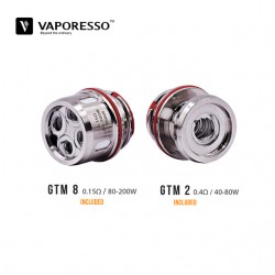 Vaporesso GTM EUC Coil for Cascade 3pcs Vaporesso GTM EUC Coil for Cascade 3pcs