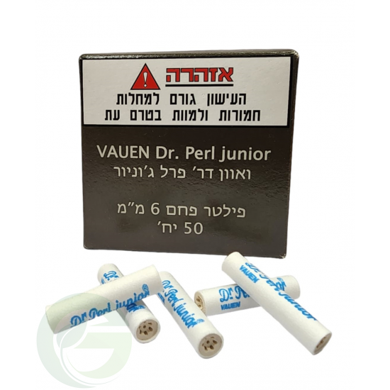 Vaun Dr Perl Junior charcoal filter 6 mm - 50 pcs