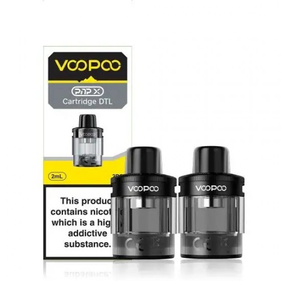 Voopoo PnP X empty tanks 5ml DTL - 2pcs | זוג פודים ריקים PnP X