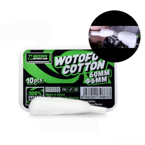 Wotofo Xfiber Cotton for Profile Cotton 10PCS/Pack