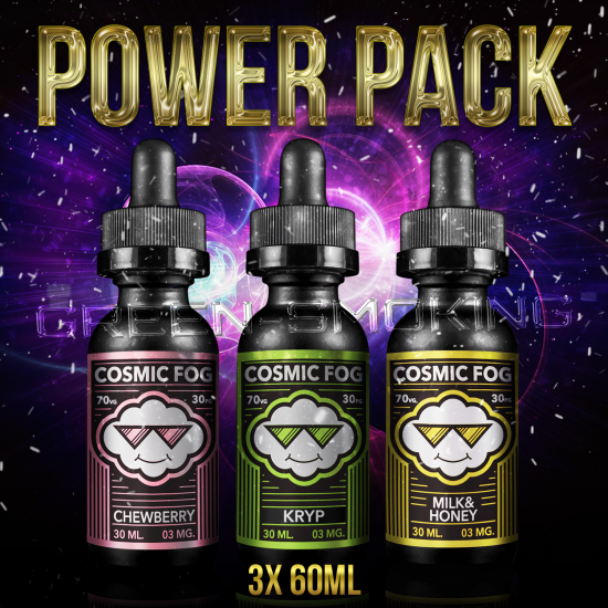 COSMIC FOG Power Pack - 3 x liquids 60ml - total 180ml