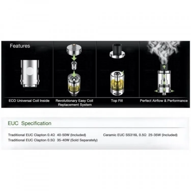 ראשי חימום Vaporesso EUC - חמש יחידות