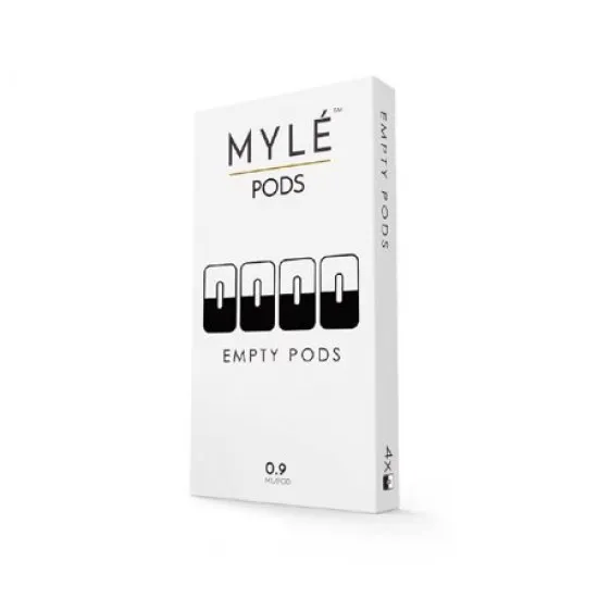 MYLE  V4 מיילי מחסניות/ פודים ריקים למילוי