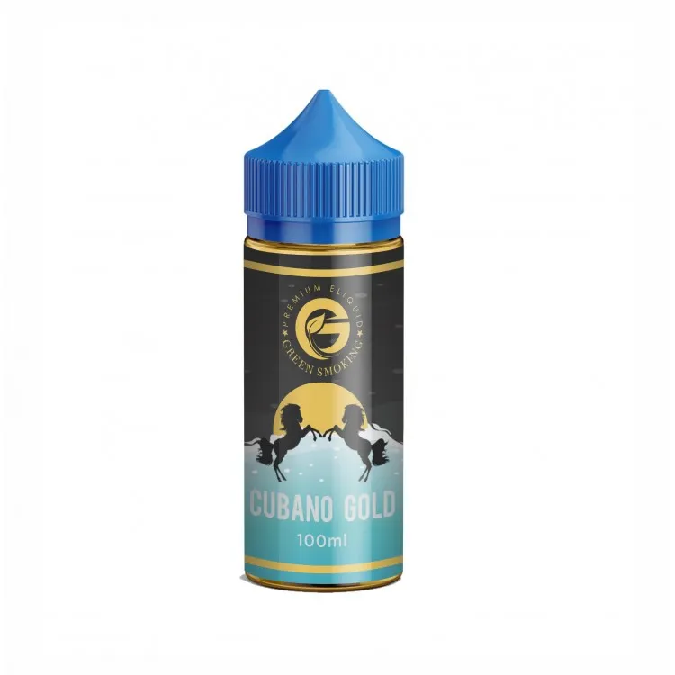 Green-Smoking - Cubano Gold - 100ML | קובנו גולד | טבק וניל | 100מל Green-Smoking - Cubano Gold - 100ML | קובנו גולד | טבק וניל | 100מל