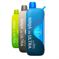 Ninja ULTRA 66000 Disposable | סיגריה חד פעמית 66000 שאיפות נינג'ה אולטרה 