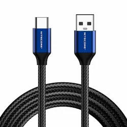 כבל טעינה מהיר נייטקור USB-C 2.0  אורך 1 מטר