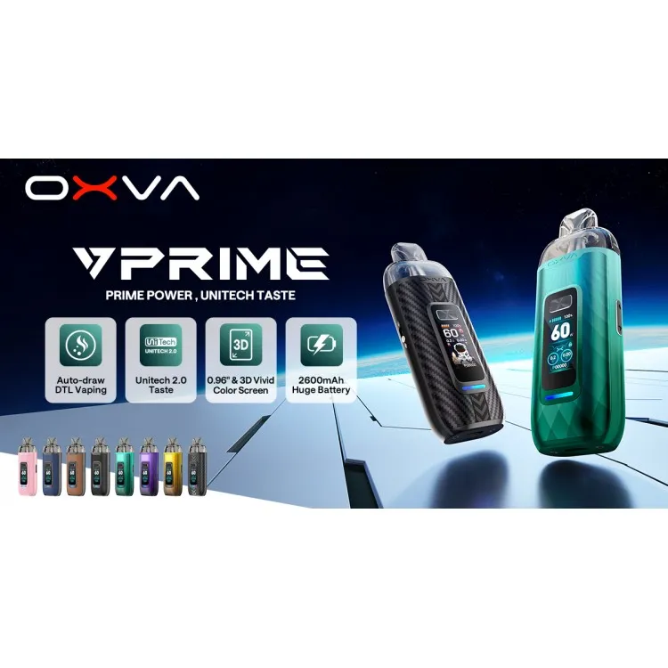 OXVA VPrime 60W Pod | אוקסבה וי-פריים קיט OXVA VPrime 60W Pod | אוקסבה וי-פריים קיט