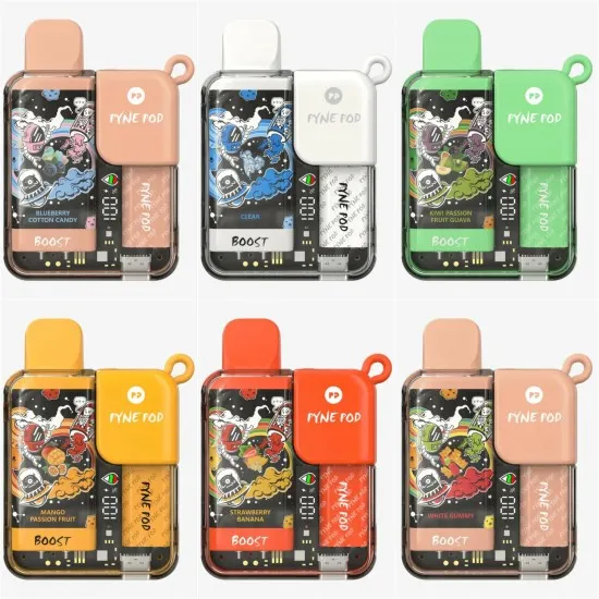 PynePod 12500 Disposable e-cig | סיגריה חד פעמית 12500 שאיפות PynePod 