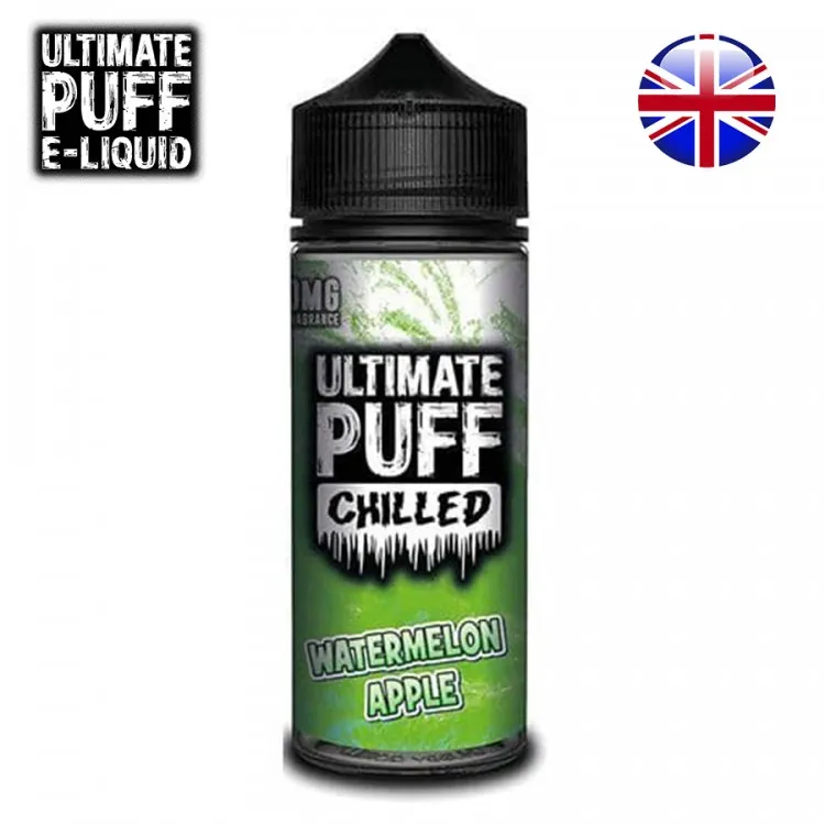 UltimatePuff - Watermelon Apple Chilled 120ml| אבטיח תפוח קריר| פאף 120מל UltimatePuff - Watermelon Apple Chilled 120ml| אבטיח תפוח קריר| פאף 120מל