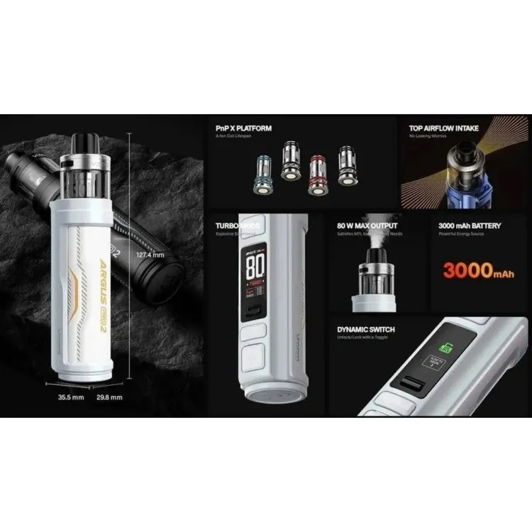 VOOPOO ARGUS PRO 2 80W KIT | וופו ארגוס פרו 2 VOOPOO ARGUS PRO 2 80W KIT | וופו ארגוס פרו 2