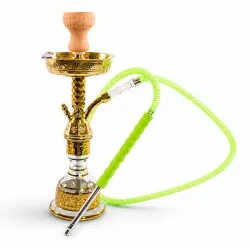 נרגילה מצרית כולל קייס – עיצוב זהב קלאסי