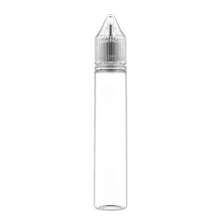 בקבוק מילוי ריק שקוף לחיץ  30 מל