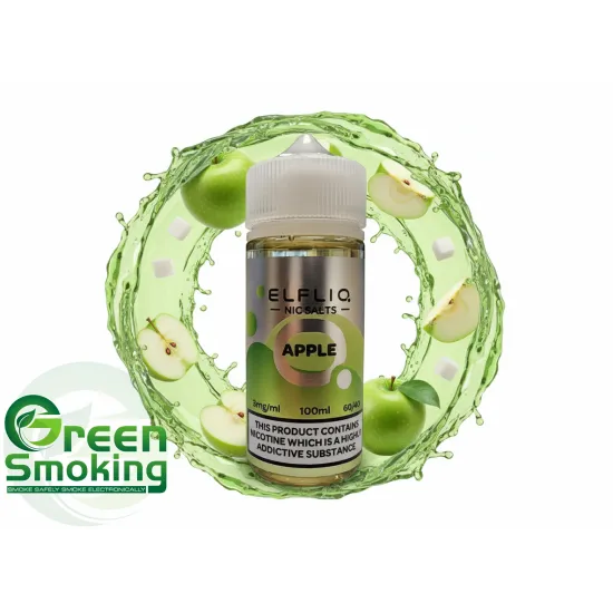 ELF BAR LIQ  - APPLE 100ml | תפוח