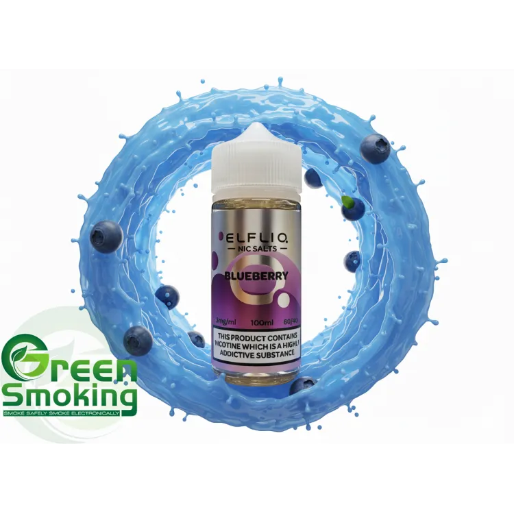 ELF BAR LIQ  - BLUEBERRY 100ml | אוכמניות