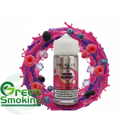 ELF BAR LIQ  - MIXED BERRIES 100ml | מיקס פירות יער