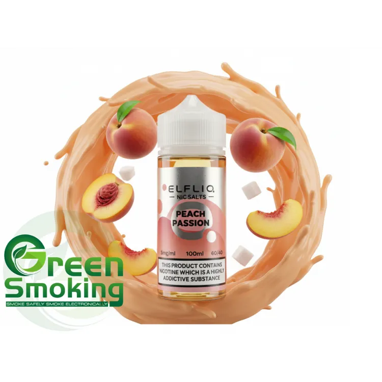 ELF BAR LIQ  - PEACH PASSION 100ml | אפרסק