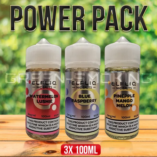 ELF BAR LIQ Power Pack - 300ML | אלף בר ליק מבצע 3 נוזלים 
