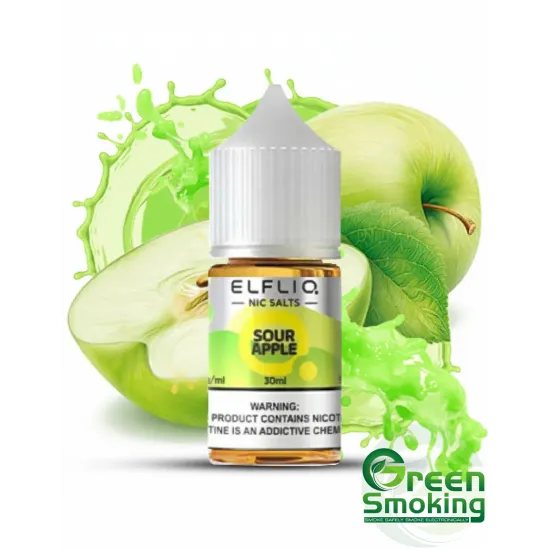 ELF BAR LIQ SaltNic 30ml - APPLE | תפוח